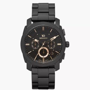 Ricardo Chronograph Black Color Stainless Steel Watch For Men
