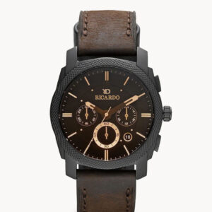 Ricardo Chronograph Brown Dial Men's Watch for Formal And Casual Use