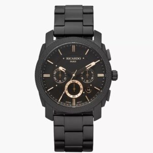 Ricardo Chronograph Black Color Stainless Steel Watch For Men