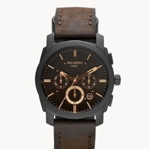 Ricardo Chronograph Brown Dial Men's Watch for Formal And Casual Use