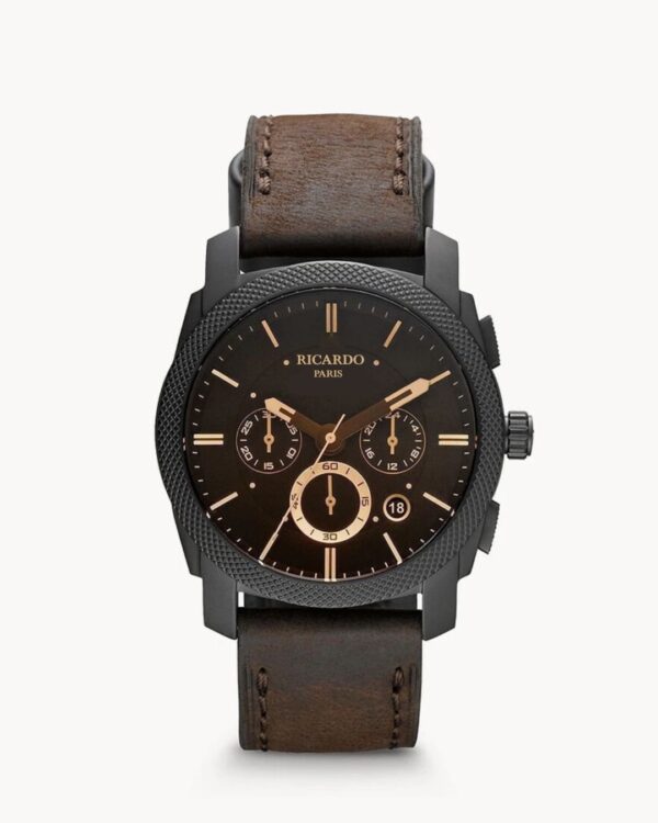 Ricardo Chronograph Brown Dial Men's Watch for Formal And Casual Use